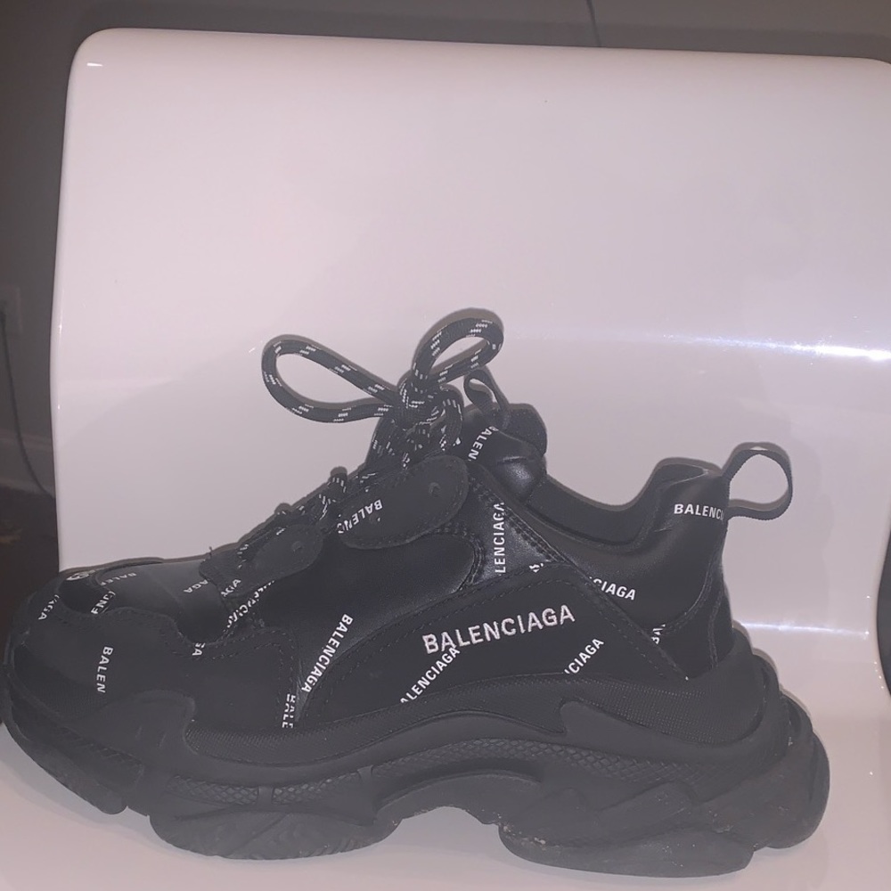 Balenciaga All-Over logo Triple S Sneaker